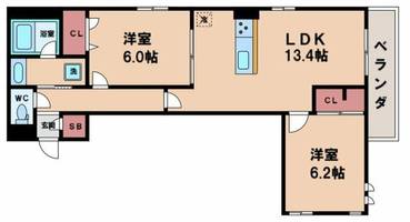 物件の間取り画像
