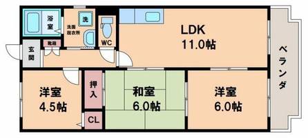 物件の間取り画像