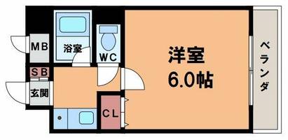 サンライズ長居の間取り