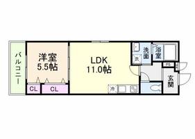物件の間取り画像