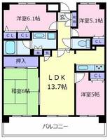 物件の間取り画像