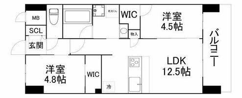 物件の間取り画像
