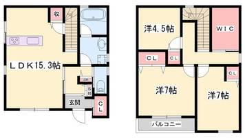 物件の間取り画像