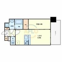 エスリード大阪平野プライムの間取り