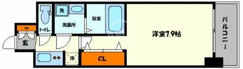 S-RESIDENCE堺筋本町Unoの間取り