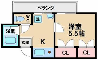 キクゾーンみなづきの間取り