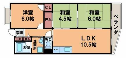 物件の間取り画像