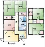 兵庫県たつの市御津町釜屋(一戸建)の賃貸物件1の間取り