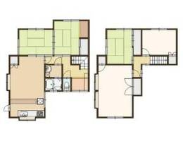 兵庫県姫路市網干区津市場(一戸建)の賃貸物件の間取り