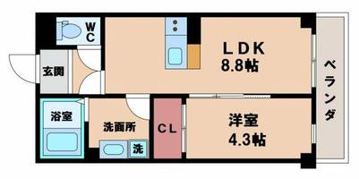 THECOLORRESIDENCEの間取り