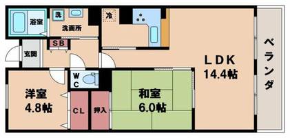 あべのクオレの間取り
