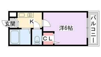 ロータリーマンション藤田町302の間取り