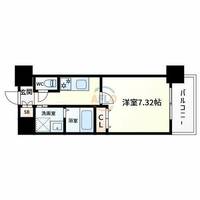 クローバー・ソレイユ南田辺の間取り