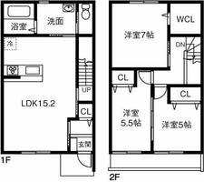 物件の間取り画像