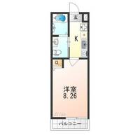 フラッティ毘沙門町の間取り