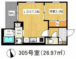 物件の間取り画像