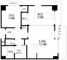 物件の間取り画像
