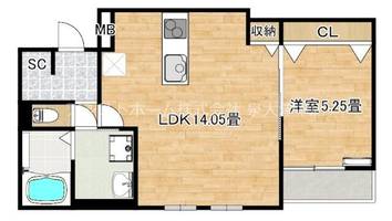物件の間取り画像