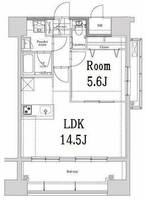 福岡県福岡市博多区千代1丁目(マンション)の賃貸物件の間取り