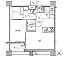 福岡県福岡市博多区築港本町(マンション)の賃貸物件の間取り