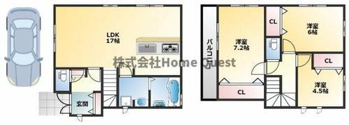 物件の間取り画像