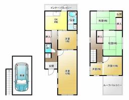 大阪府藤井寺市林5丁目(一戸建)の賃貸物件の間取り