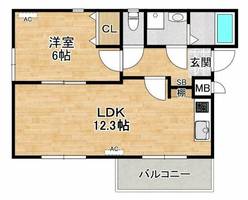 物件の間取り画像