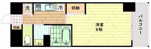 プレサンス天満橋チエロの間取り
