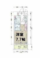 アドバンス大阪ドーム前の間取り