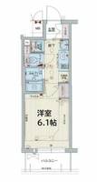 プレサンス心斎橋ルティアの間取り