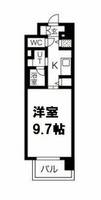 インザグレイス天神橋404の間取り