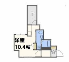 ヴィラタワー谷町の間取り