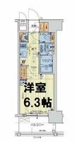 レオンコンフォート阿波座西の間取り
