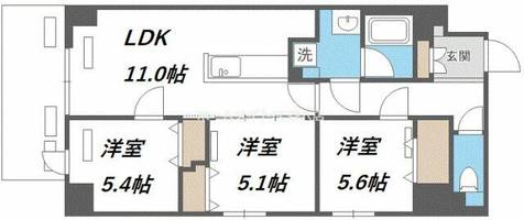 物件の間取り画像