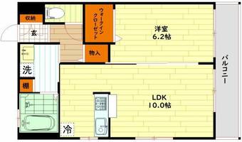 大阪府守口市高瀬町3丁目(アパート)の賃貸物件の間取り