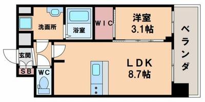 プレサンス天王寺ヴィヴァンの間取り