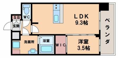 プレサンス天王寺ヴィヴァンの間取り