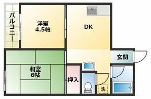 PALMIZIO平野西1の間取り