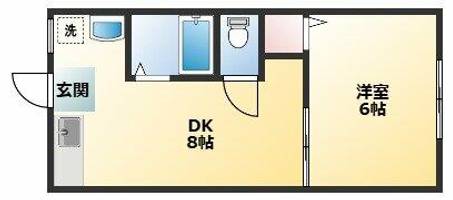 金龍マンションの間取り