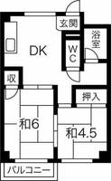 オーティーハイツ千林の間取り