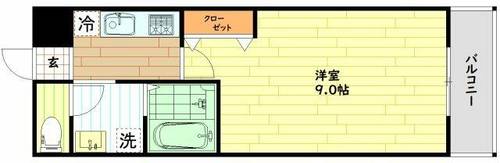ヴィラペントハウス京橋Ⅳの間取り