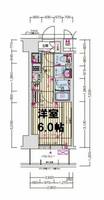 ララプレイス阿波座駅前フェリオの間取り