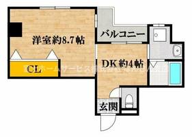 エクセレント大国町の間取り