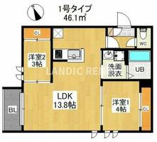 物件の間取り画像