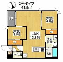 物件の間取り画像