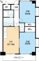 グラスランツ三田の間取り