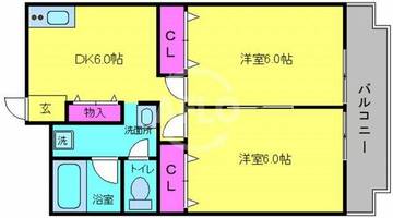 シティライフ有萬の間取り