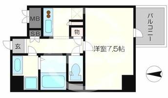 Fujiman北梅田の間取り