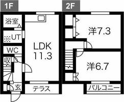 物件の間取り画像