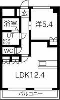 スカイウイング202の間取り